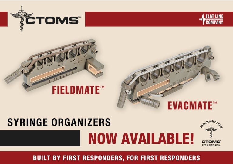 CTOMS Launches The FieldMate V1, V2, and EvacMate Syringe Organizers | Soldier Systems Daily Soldier Systems Daily