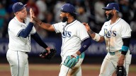 MLB Roundup: Caminero’s 40th homer, 100th RBI help Rays beat Mariners