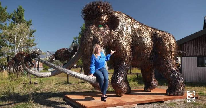 Montana artist creates 'Wooly Mammoth' for Burning Man festival