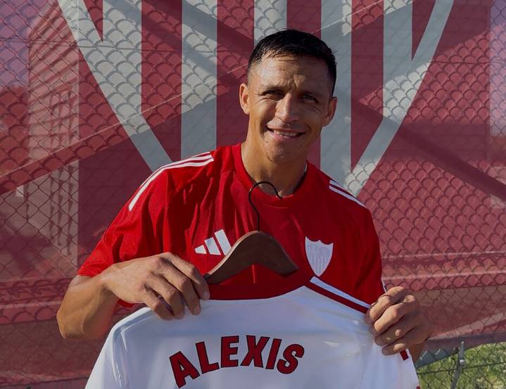 Alexis Sánchez, la maravilla del entrenamiento del Sevilla