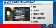 What’s open and closed on Labor Day