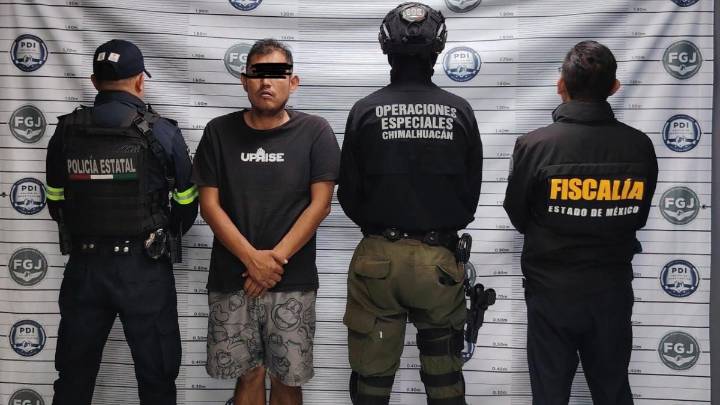 Detienen a 'El Orejas', presunto extorsionador, en Chimalhuacán; es investigado por incendiar tortillería