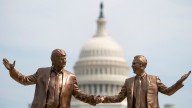 Trump, Epstein statues appear on National Mall