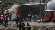 Suman cuatro muertos y 90 heridos por explosión de pipa en el puente de La Concordia