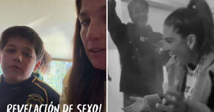 "Observen reacciones": Juana Repetto compartió la revelación de sexo de su tercer bebé