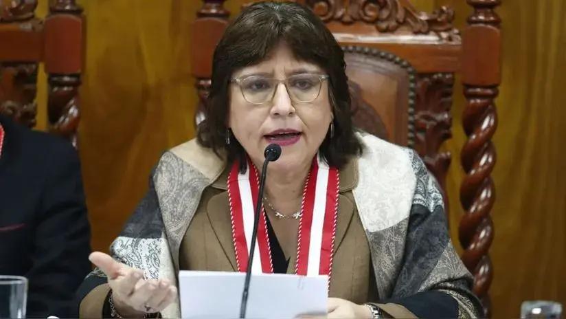 María Teresa Cabrera, miembro titular de la JNJ, propone suspender a la fiscal de la Nación, Delia Espinoza, por seis meses