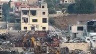 Security camera video shows Israeli strike in southern Lebanon