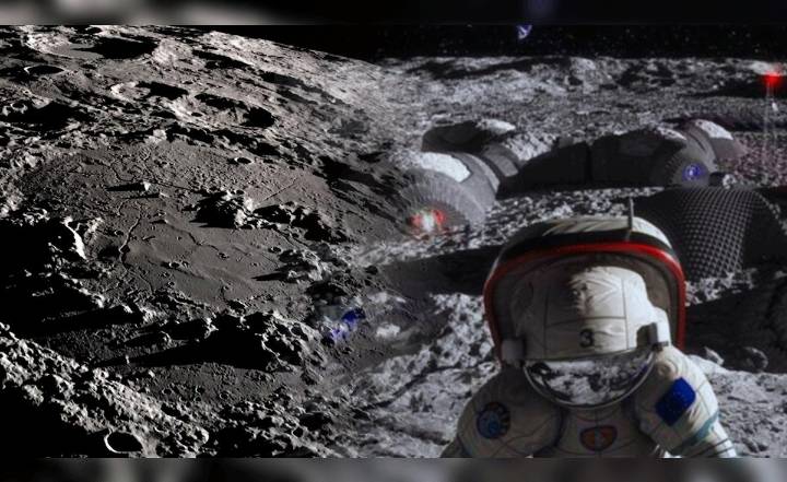 China detecta por primera vez deslizamientos de tierra en la Luna y avanza en la elección de su base lunar para 2035