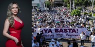 Frida Muñoz, exnuera de ‘El Chapo’ Guzmán, reacciona a la marcha por la paz en Culiacán