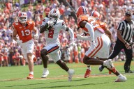 Deadspin | Syracuse downs Clemson but loses QB Steve Angeli to leg injury