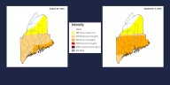 Over half of Maine now experiencing Severe Drought conditions