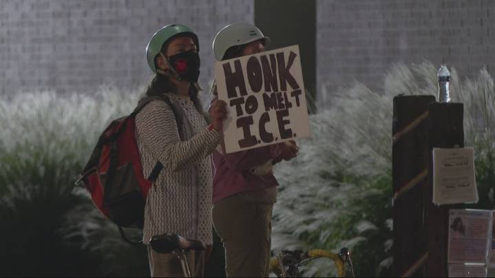 Portland protests stay peaceful Monday, police report no arrests