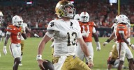 Irish QB CJ Carr impresses despite loss to Miami