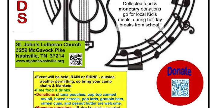 Nashville church holding ‘Singing for their Supper’ fundraiser Saturday