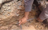Fuga delató robo de agua potable en vivienda reincidente