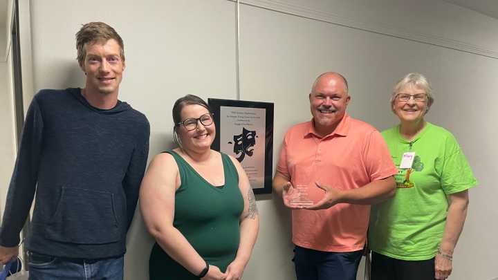 Why did the Sturgis Civic Players create a new award for Doug Bates?