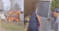 Heroic rescue saves 76-year-old man from burning home in Chesterfield Township