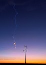 Hubo una explosión que iluminó el cielo de La Pampa