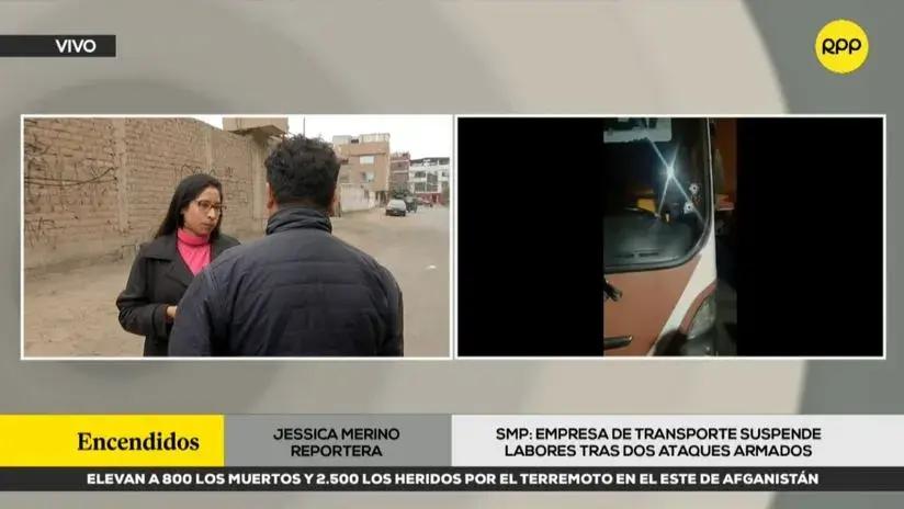 San Martín de Porres: Línea 36 suspende sus labores hasta nuevo aviso tras sufrir dos ataques armados