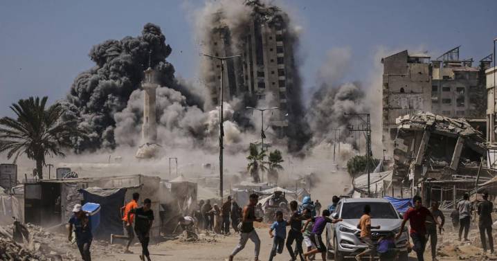 Israel calls on famine-stricken Gaza City residents to move to safe zone as it expands operations