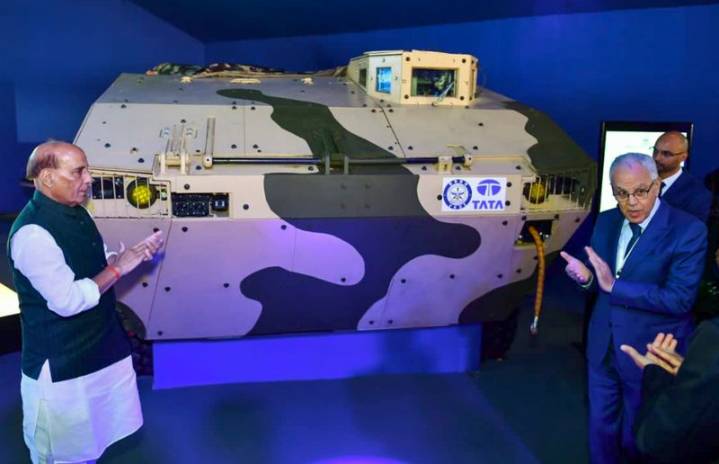 Rajnath inaugurates Tata’s military vehicle making plant in Morocco