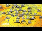 Sunny, dry through the week with heat coming back