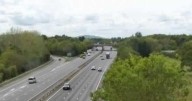 Live: M5 lanes closed after crash