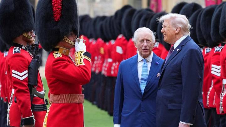 Así ha sido la recepción con pompa real a los Trump en el castillo de Windsor