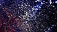 Astronaut shows vein-like patterns in world's largest Amazon River