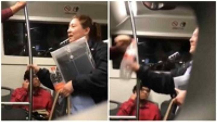 Lady Herpes: Mujer agrede a joven en transporte público por supuesto contagio (Video)
