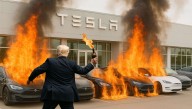 Trump Torches Tesla Dealership