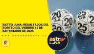 Astro Luna: resultados sorteo del viernes 12 de septiembre