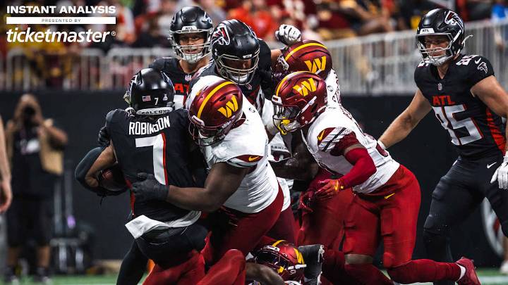 Instant analysis | Commanders fall to 2-2 with 34-27 loss to Falcons
