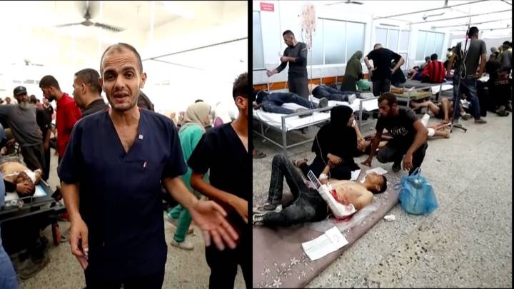 Hospitals in Gaza City are under immense pressure
