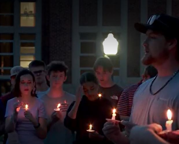 OU students hold vigil following Charlie Kirk assassination 