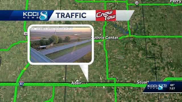 Des Moines traffic: Mostly clear morning to start the week
