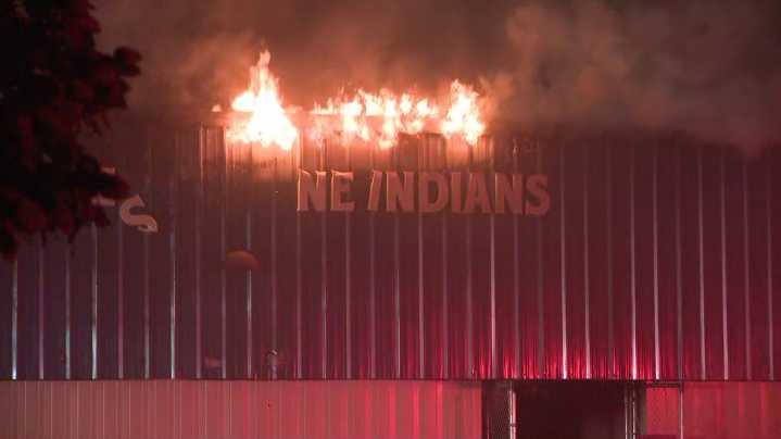 Breaking: Large Fire breaks out at Avista Stadium, fire crews responding
