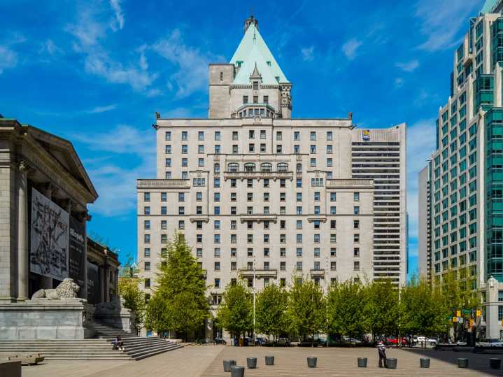 I spent a night in Vancouver's 'castle in the city.' My $320 room was average, but the hotel was worth it.