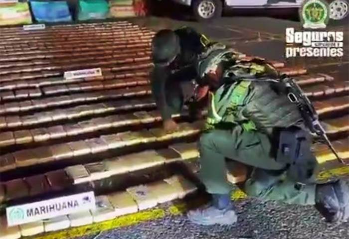 Cayeron 4 toneladas de marihuana de las disidencias de las Farc