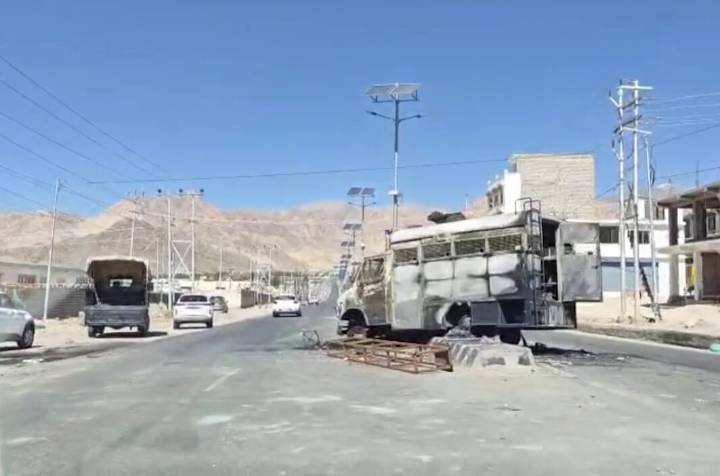 Uneasy Calm in Leh After Daylong Turmoil
