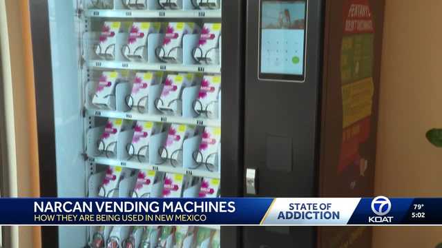 Narcan vending machine installed to combat overdose deaths