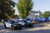 Eight people wounded by gunfire at encampment in south Minneapolis