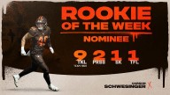 Carson Schwesinger nominated for Pepsi Zero Sugar NFL Rookie of the Week for Week 3
