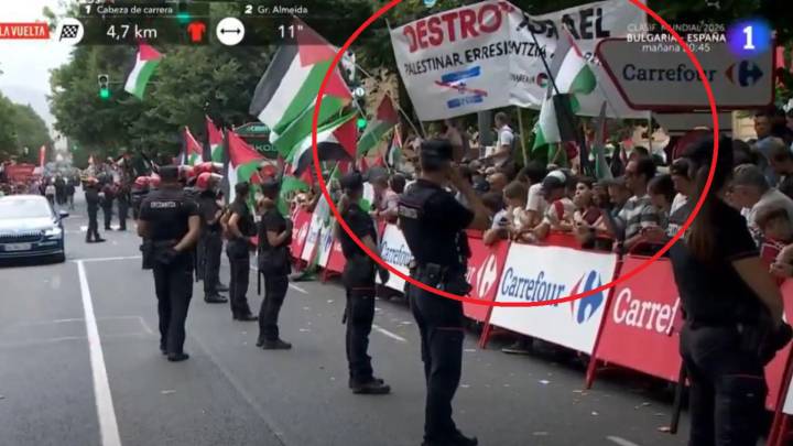 Enfado de Israel por las protestas en la Vuelta: "El odio que estamos viendo no es político, es un llamamiento a la destrucción de un país"