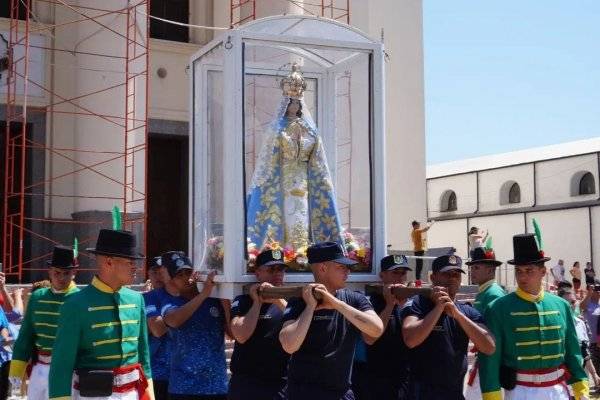ITATÍ! Después de dos días de caminar policías llegaron a la Basílica (IMÁGENES)