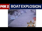 Boat explodes in St. Clair Shores