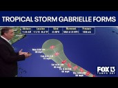 Tropical Storm Gabrielle forms in Atlantic Ocean