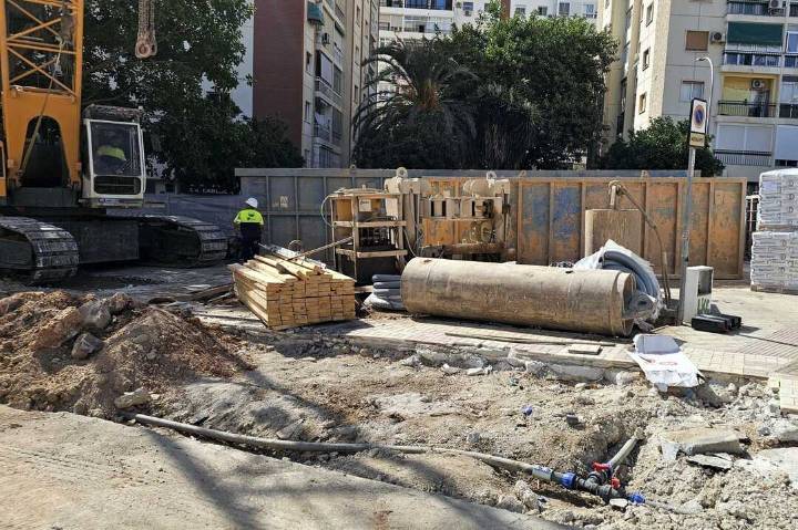 La pantalladora inicia el segundo tramo de la prolongación del metro al hospital
