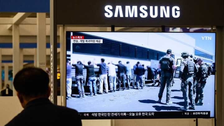 Raid on Georgia battery factory forces South Koreans into ‘vacation’