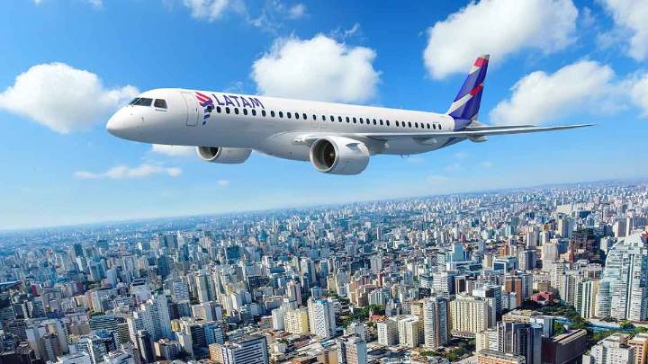 Grupo LATAM fortalece conectividad en Sudamérica con el Embraer E195